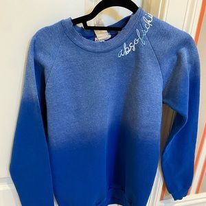 I stole my boyfriends shirt sweatshirt blue